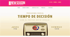 Desktop Screenshot of newseasonchristian.org