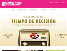 Tablet Screenshot of newseasonchristian.org